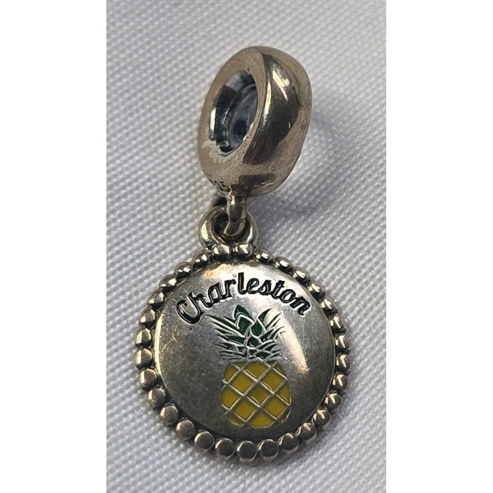 Pandora S925 Charleston, SC Exclusive Pineapple Dangle Charm